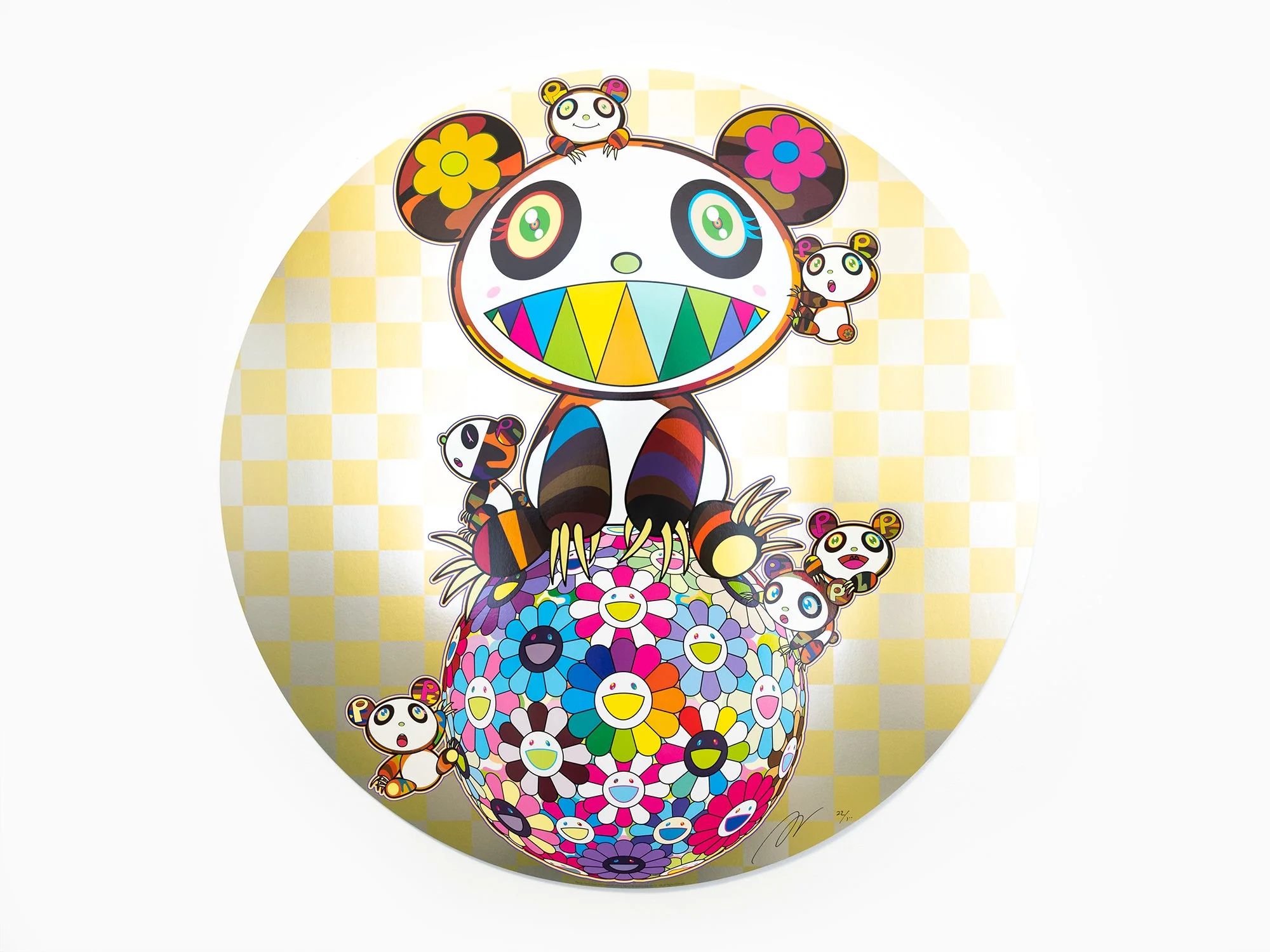 Panda, Panda Cubs, and Flowerball